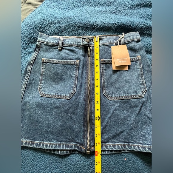 Reformation Anna patch pocket mini zipper skirt size 30 NEW NWT - Picture 14 of 16